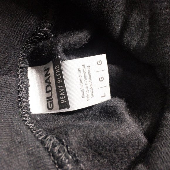 Sun Soldado Mens Sweater Black Large Gothic Hoodies Long Sleeve Pullover #0116 - Picture 9 of 9